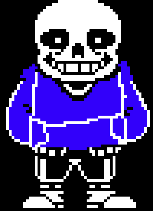 [8c51ae] Undertale last breath Sans Sprite (my version)