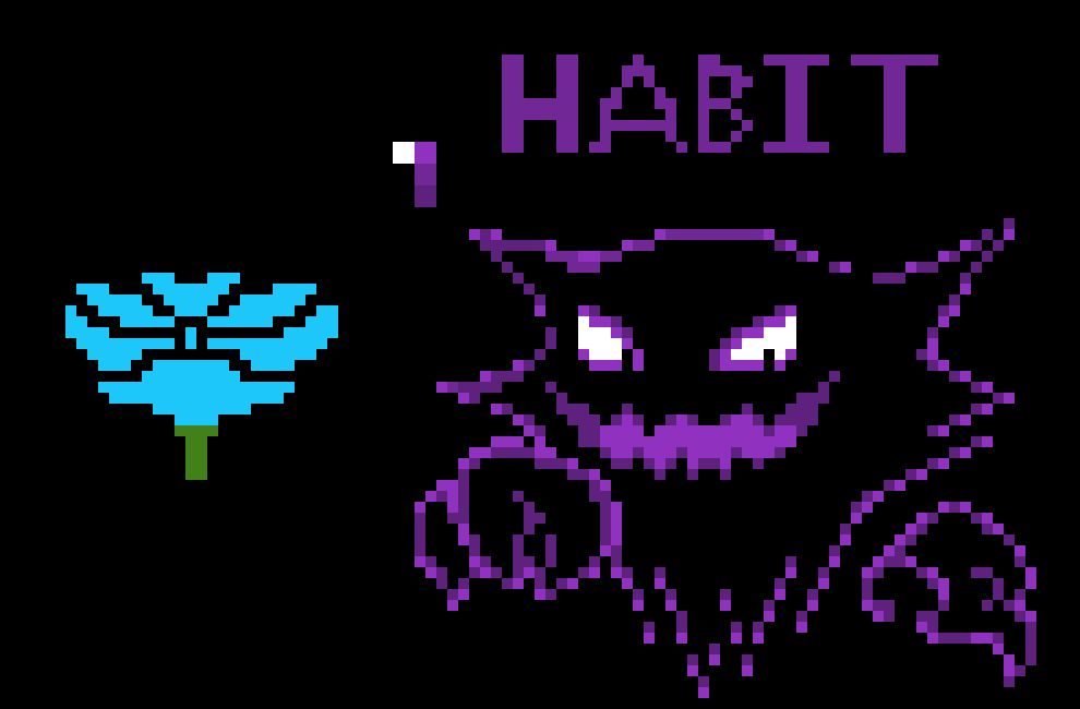 [9664c4] Haunter & Blue flower