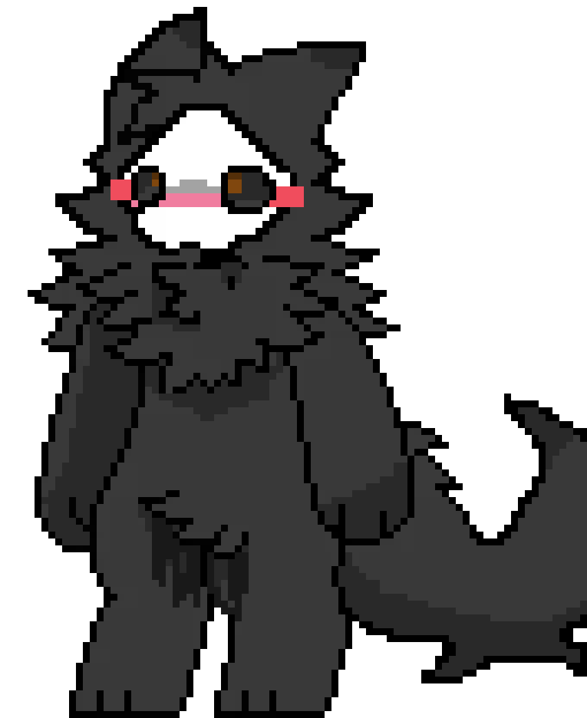 [2211ff] (Changed  special edition OC)Evan The Dark Latex Wolf! {Peed himself} 