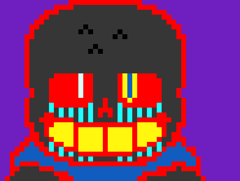 [ae7706] ummmmmmmmmm...*knocks out ts us sans aka moau with his strings* - ERROR!sans