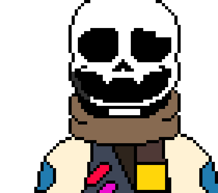 [b9de0d] ok you know how theirs neko sans? when in has no emotion the fang teeth things kinda look like cat teeth idk - ink sans