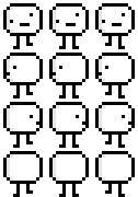 [bc32af] Guy Sprites