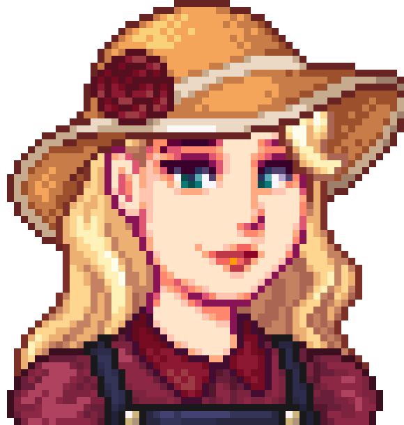 [e20f3f] Stardew valley Character: Aliss