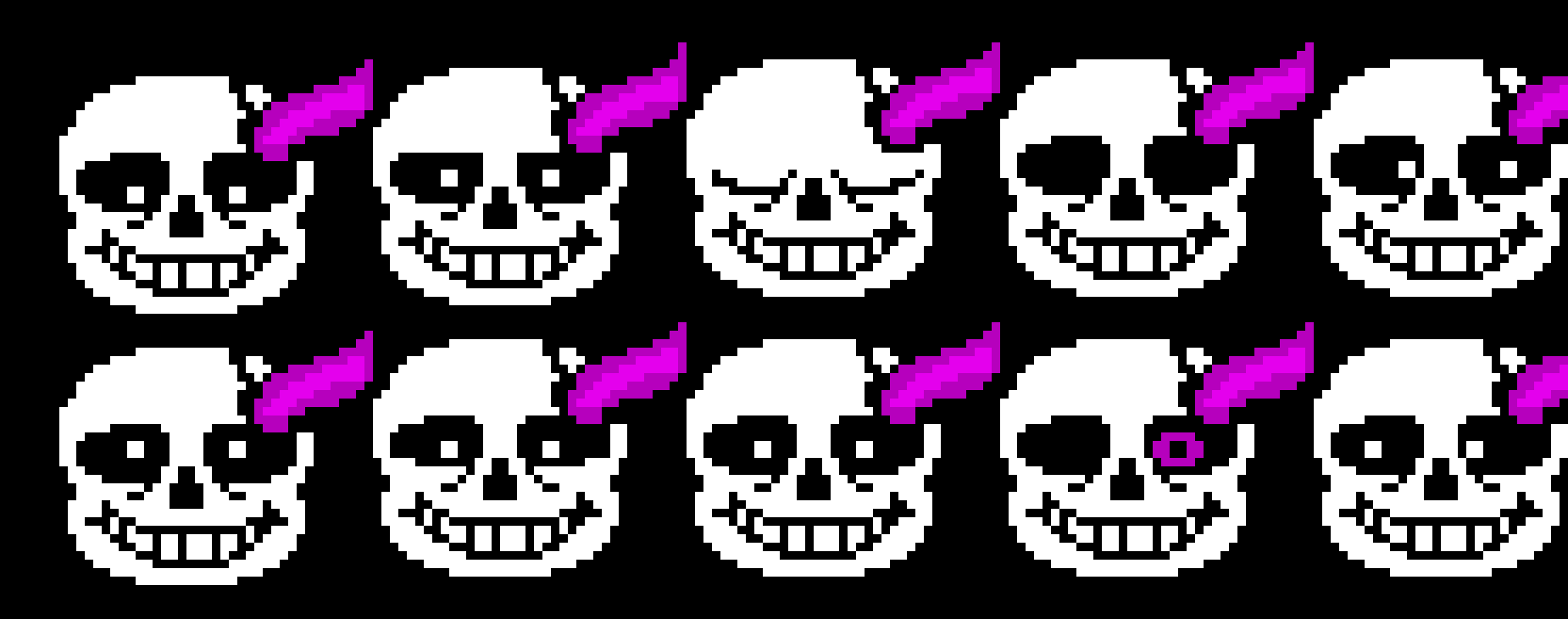 [9664c4] Void!Sans's Expresions