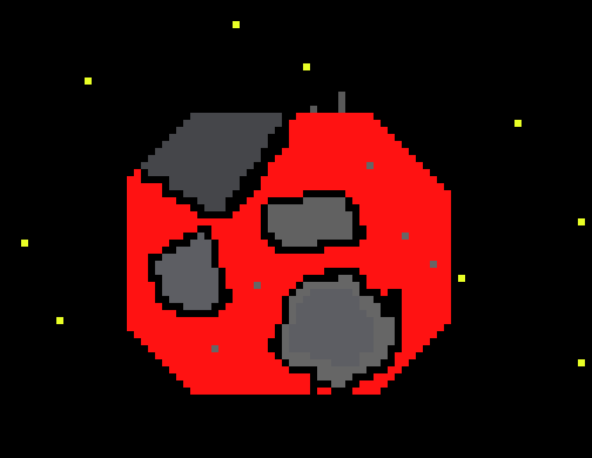 [6ae249] Molten plantet