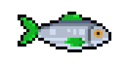 [ecf1cf] Fish Green