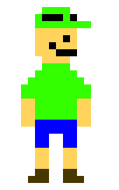 [9664c4] pixel player