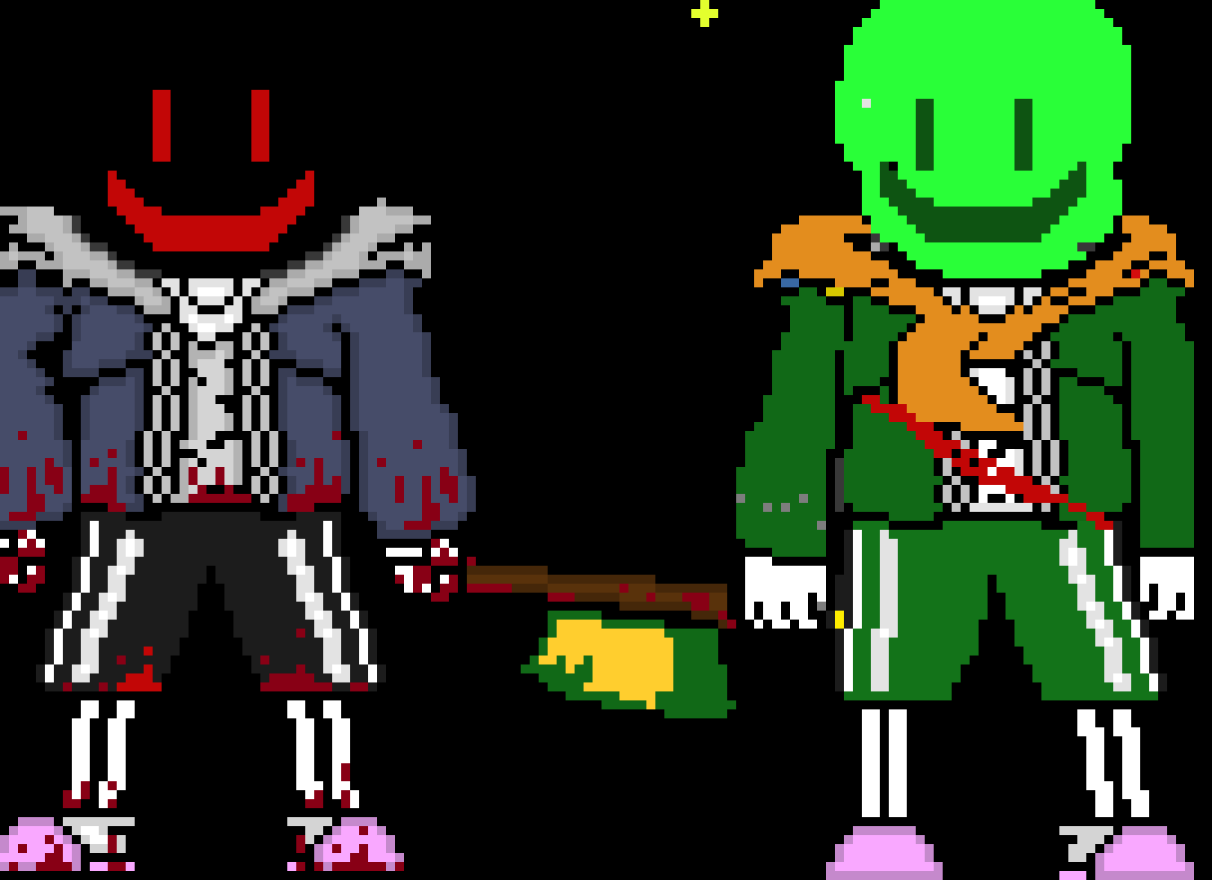 [e04707] the triad of cosmic suffering phase 5 the insanity continues- amongus man 