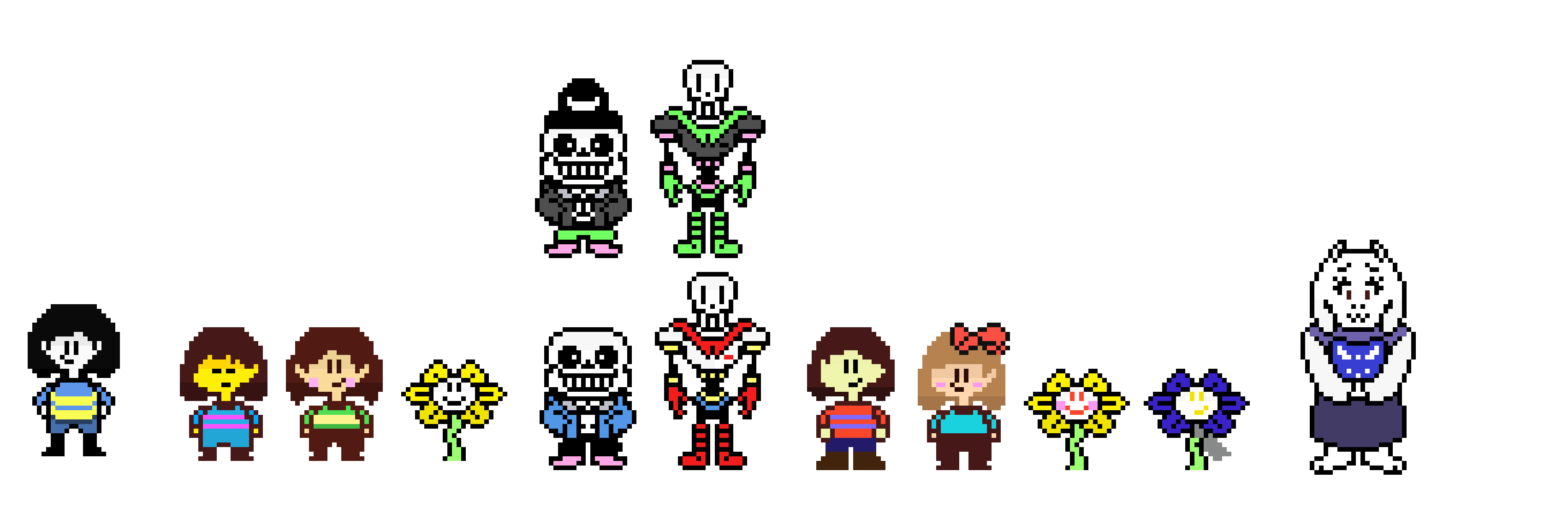 UNDERTALE/HELLSPAWNTALE REMASTERED SPRITES