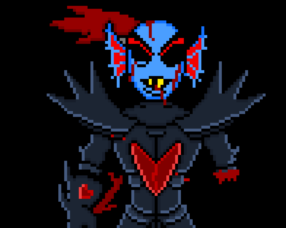 Underhell Undyne the Undying Battle Sprite