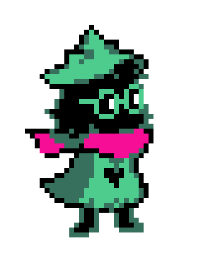 Ralsei deltarune battle sprites