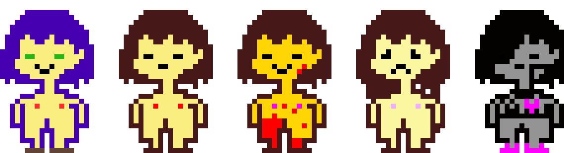 [76fd49] Frisk Sprite Sheet #1
