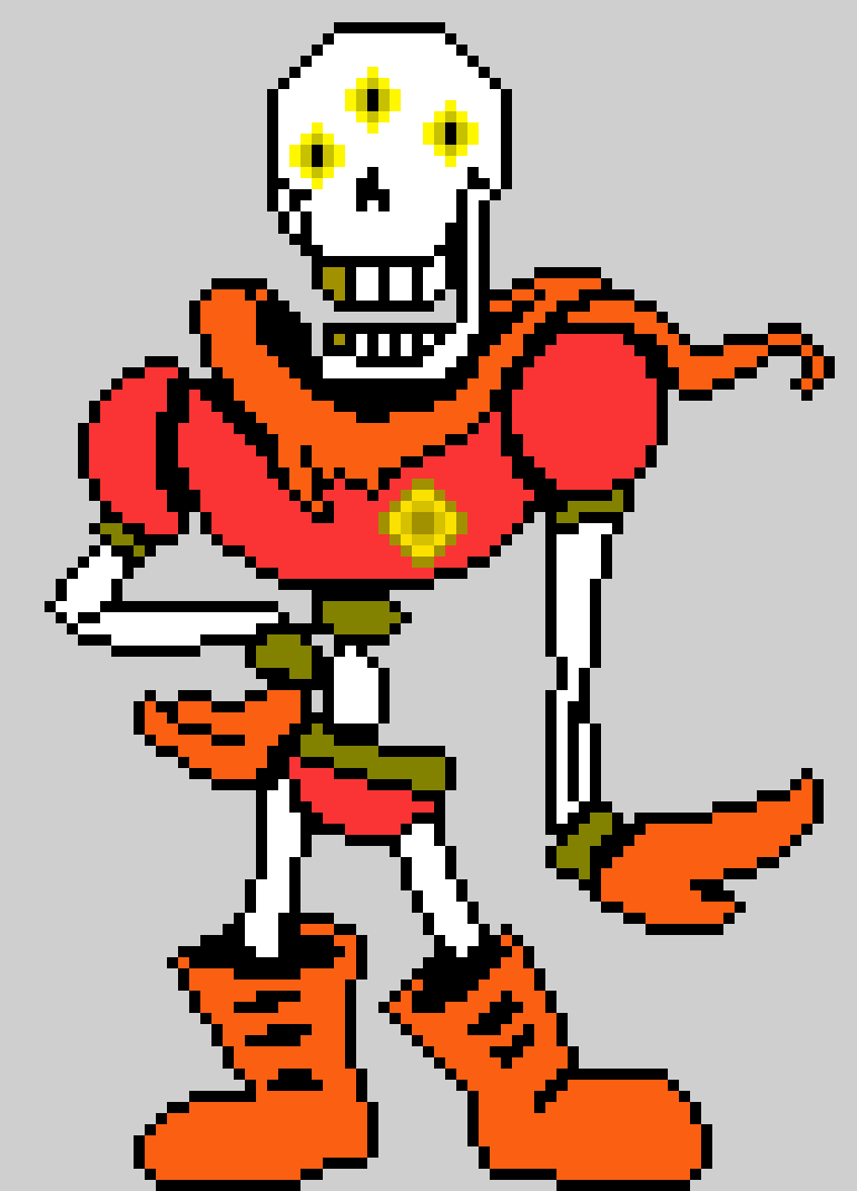 [3d864d] Undertale Papyrus sprite