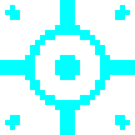 [7a5834] krunker cyan reticle