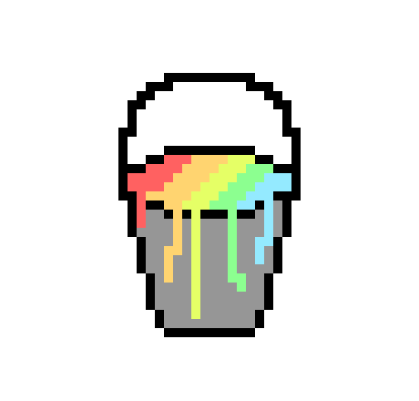 [471cbb] rainbow bucket