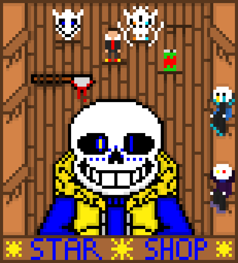 [f80fa4] hi, welcome to the Star Shop. I'm Star sans