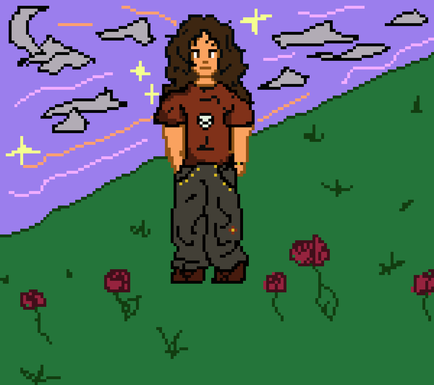 [3a051b] digital pixel portrait