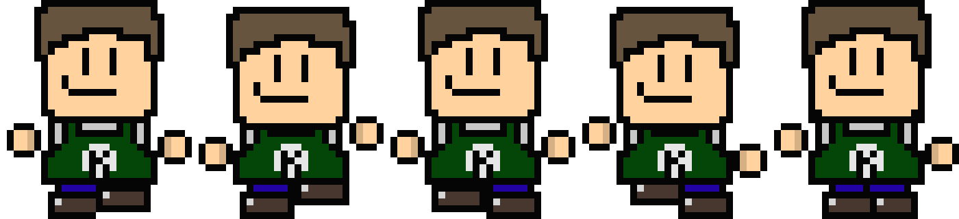 [54cec1] Gary Run sprite
