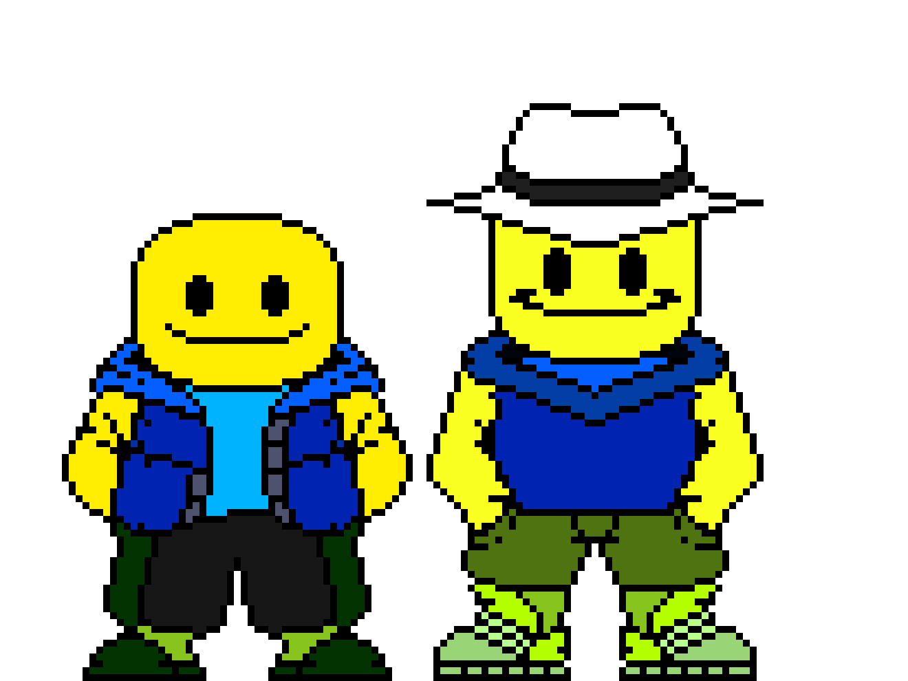 Ooftale sans noob (v1 and v2) please pick which 1 you like the most, v1 or v2?
