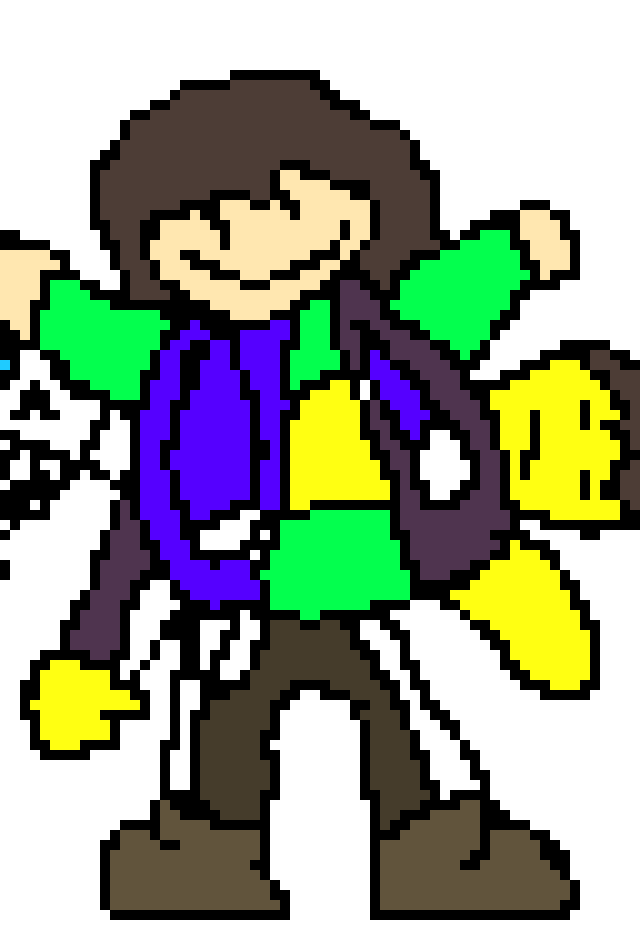 the abomination  5 gaster blasters fires at billy *