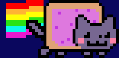 [9664c4] neon cat