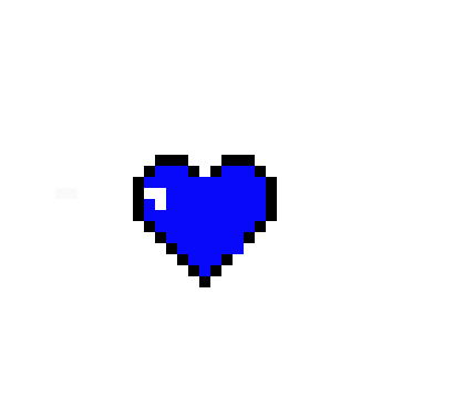 [9664c4] blue heart pixel