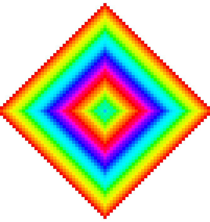 [95be89] Rainbow Diamond
