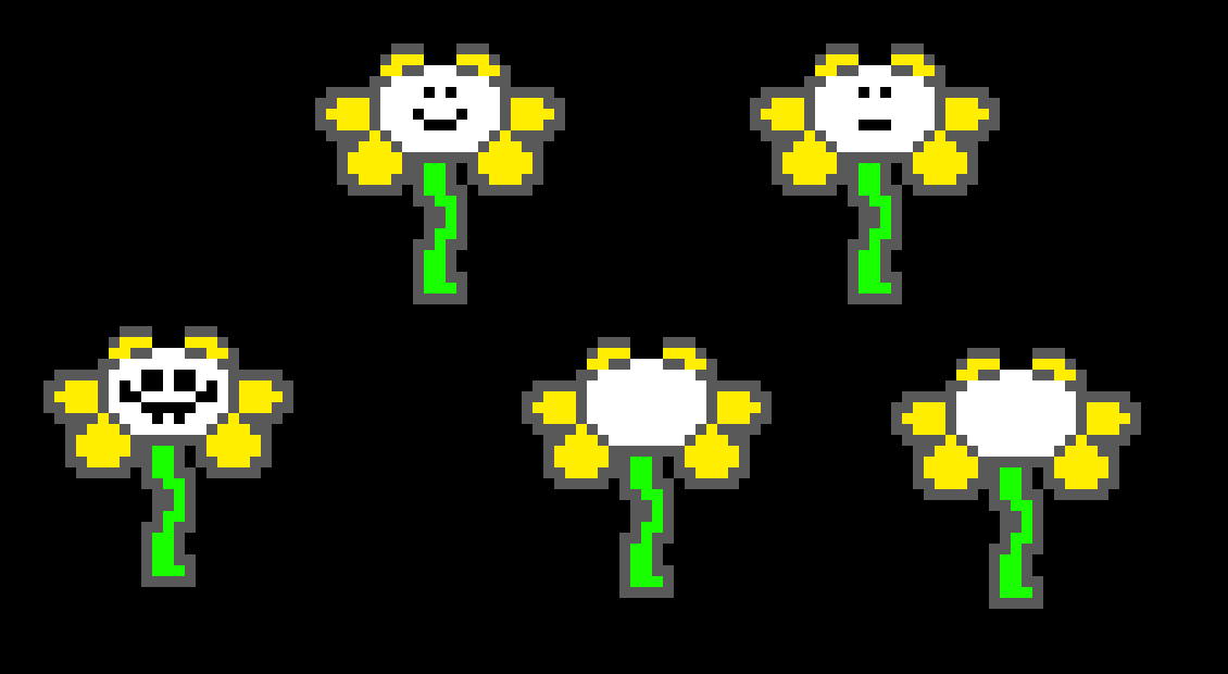 NEW FLOWEY SPRITES!!!- MOS