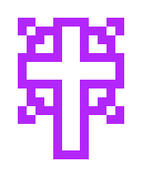[d34413] Purple Cross 