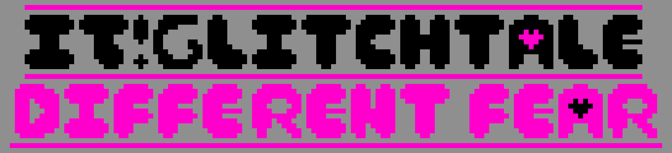 [0ab601] IJ!GlitchTale:Different Fear Logo