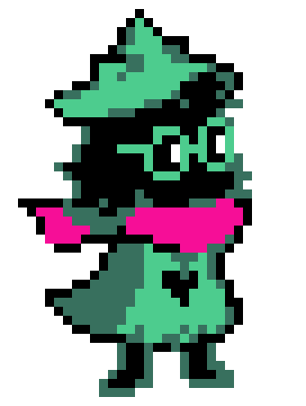 Ralsei deltarune battle sprites
