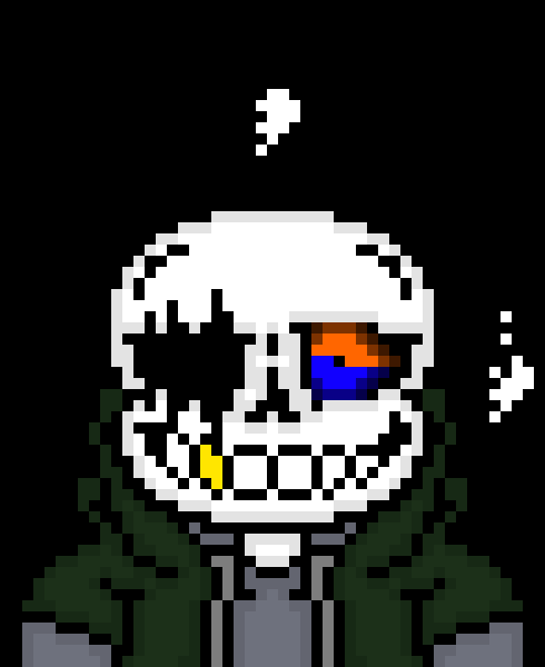 [57dac4] *counters with a blaster of his own and surround him with bones, firing them all at him*