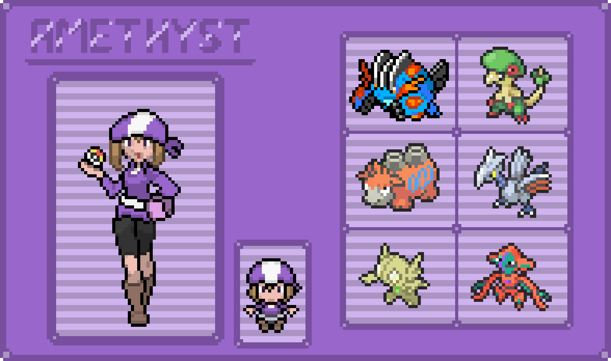 [0031a6] pokemon Amethyst sprite + team + mega (update)