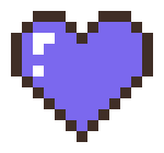 [6dc607] slate blue heart