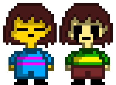 Frisk & Chara Reskin