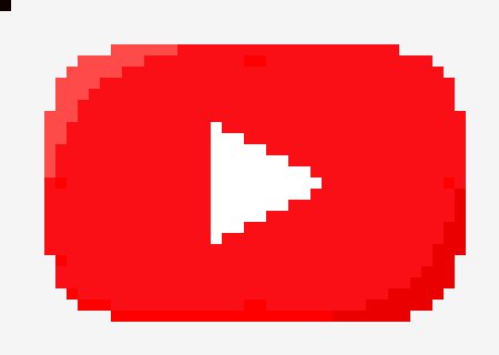 Pixelized YouTube Logo