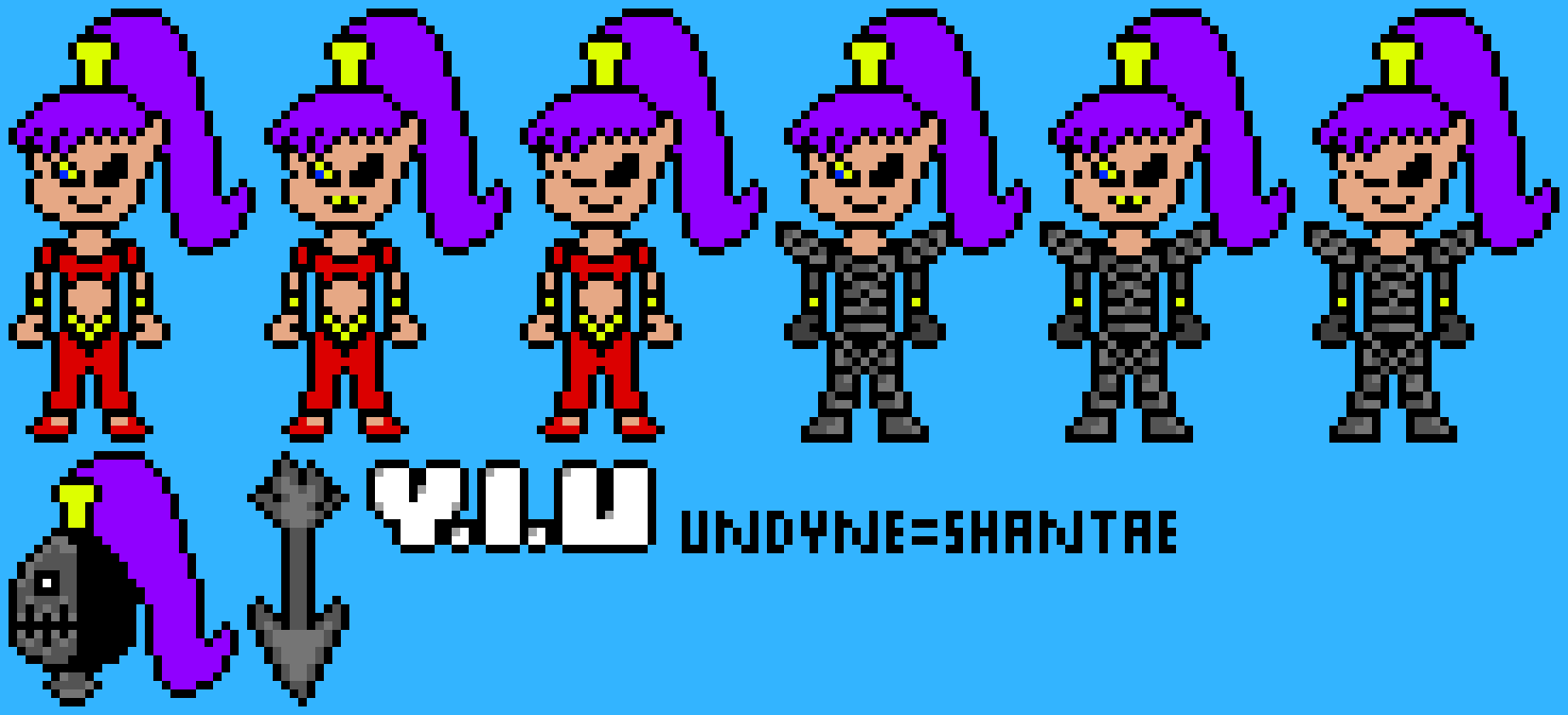 [9664c4] Your Indie Underground (My AU) Undyne = Shantae