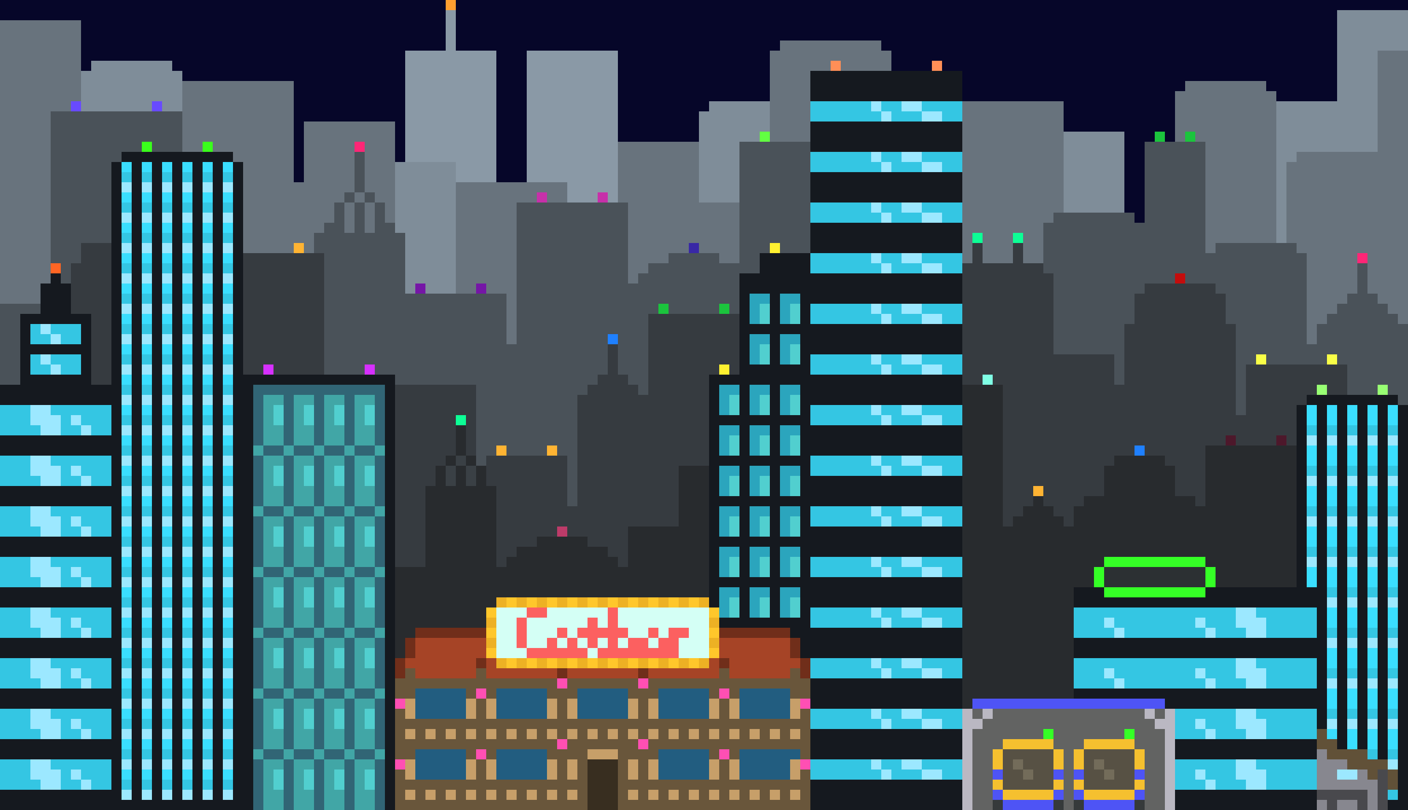 [9664c4] City buildings 