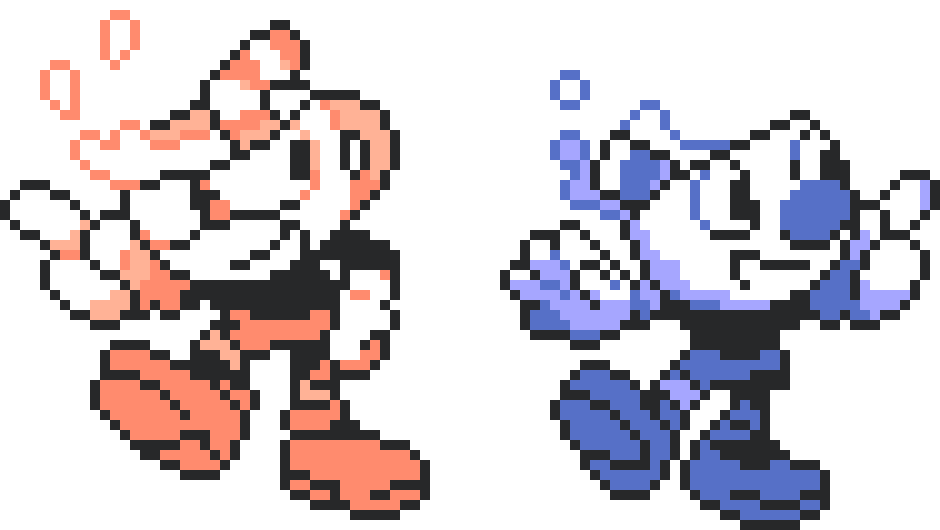 Cuphead + Mugman