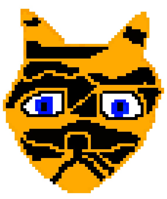 [b0b8aa] Tiger pixle art