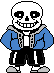 [1fe7f5] Undertale Sans Battle Sprite with Colored Sprite.