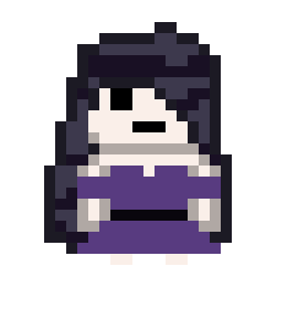 [f5be8b] danganronpa pixel sprite base: Kimiko Kuzokura