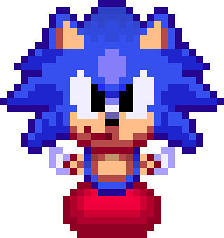 [ab638d] Sonic 2 Running forward Sprite/Asset ( NOT MADE BY SEGA! THIS WAS FANMADE )