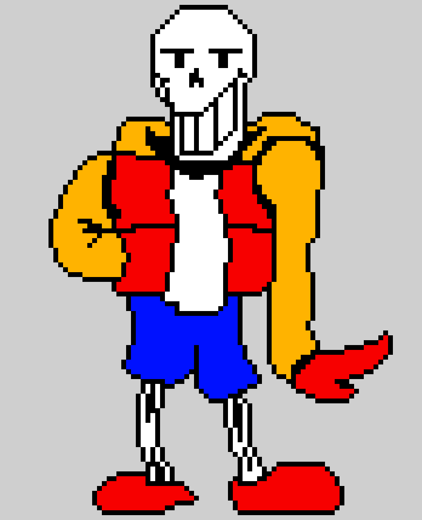 IS!UnderSwap Papyrus sprite