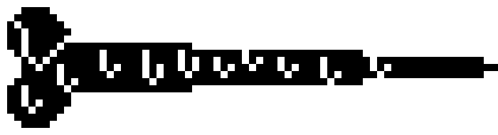 [65530b] Undertale Bone Attack sprite
