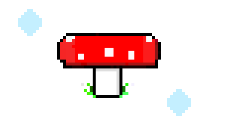 [16e160] Mushroom Pixel Art
