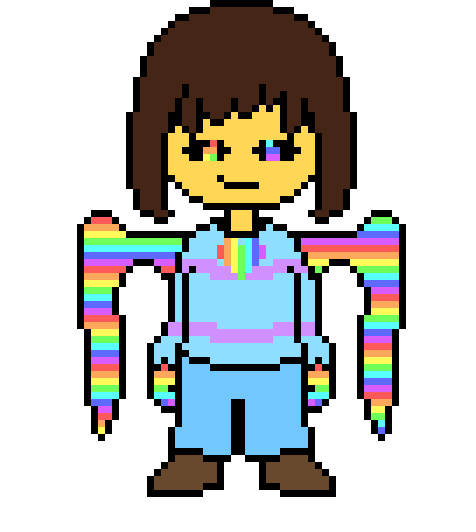 [7f23e0] Entertale Frisk Phase 3 Sprite