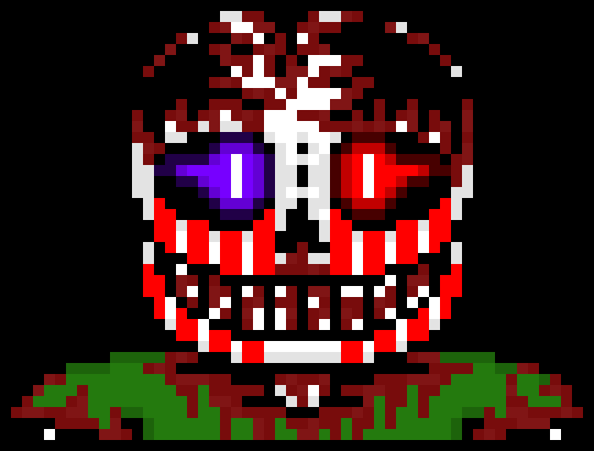[e8cb42] (in TerrorTale's surface, its very desolate, fires everywhere, destroyed buildings, craters and all of the sort) *everytime they try to attack eachother, itts always in sync so they just dont even hurt eachother, due to the sync*