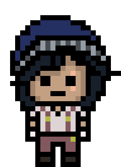 [45d664] danganronpa pixel sprite base