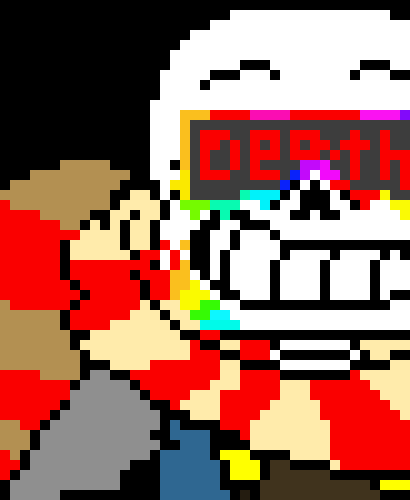 [1b6f98] Revives to battle dust Henry - Fresh!Ink sans